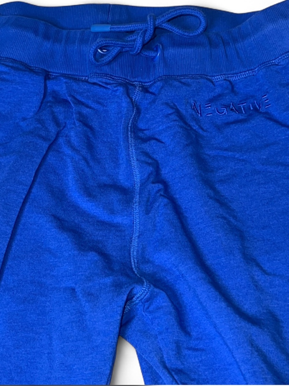Negative Women's Cobalt Blue Drawstring Jogger Sweats - Picture 3 of 7